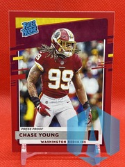 2020 Donruss Rated Rookie Red Press Proof #316 Chase Young Washington